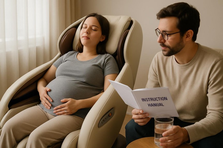 pregnancy safe massage chair concerns