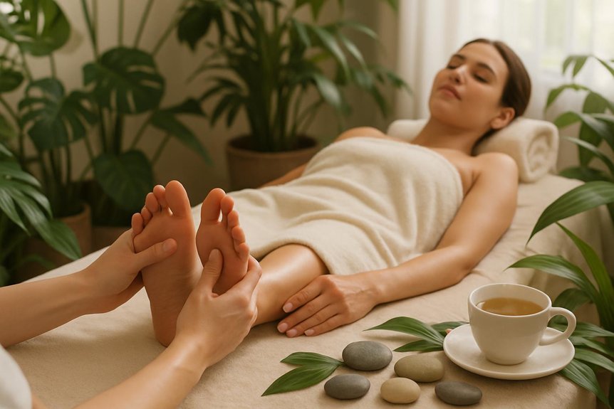 reflexology may reduce anxiety