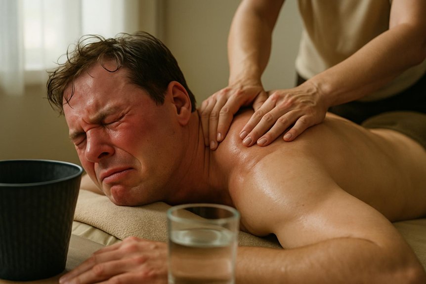 massage side effects nausea