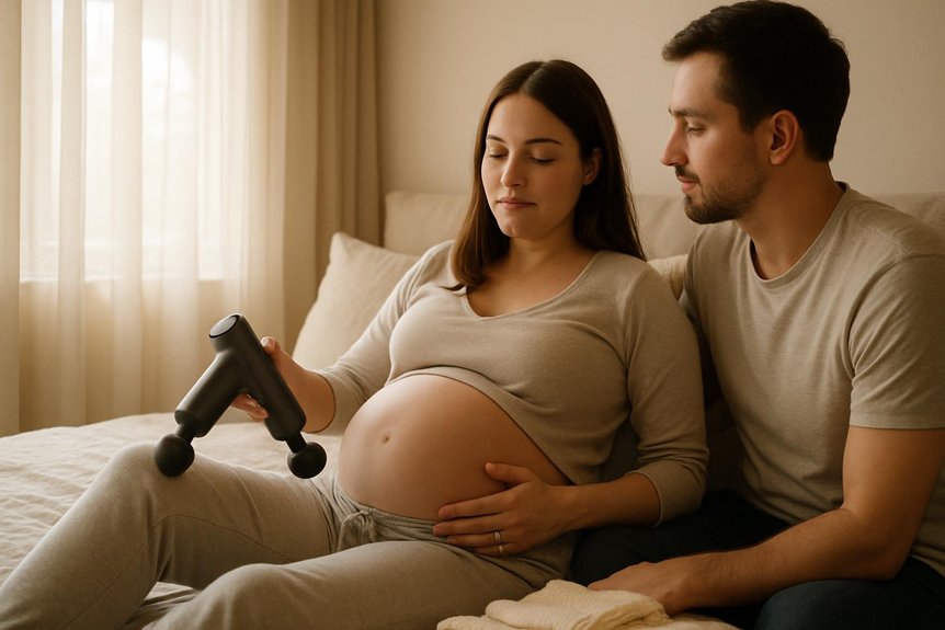 pregnancy massage gun safety